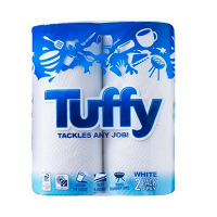 Tuffy White Paper Towels 2ply 2pk