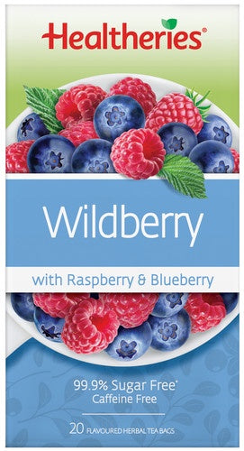 Healtheries Wildberry with Blackberry, Raspberry & Blueberry Tea 20pk