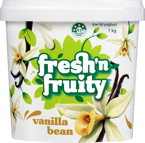 Fresh N Fruity Vanilla Bean Yoghurt 1kg