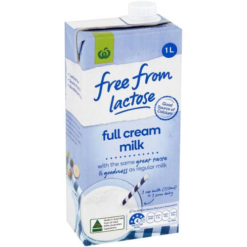 CD Free from Lactose Full Cream Milk 1L