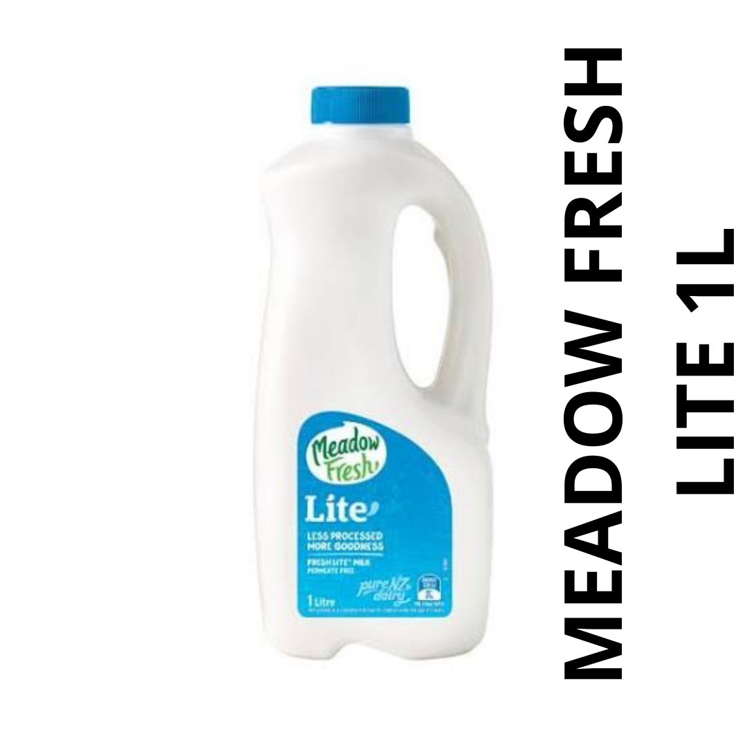 Meadow Fresh Lite Fresh Milk 1L