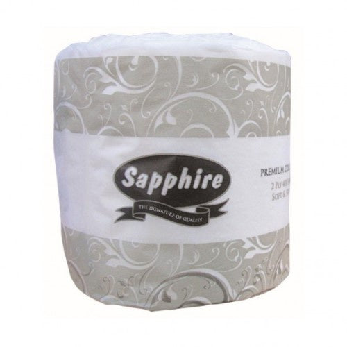 Sapphire Toilet Tissue 400sheet 2ply 48 ctn