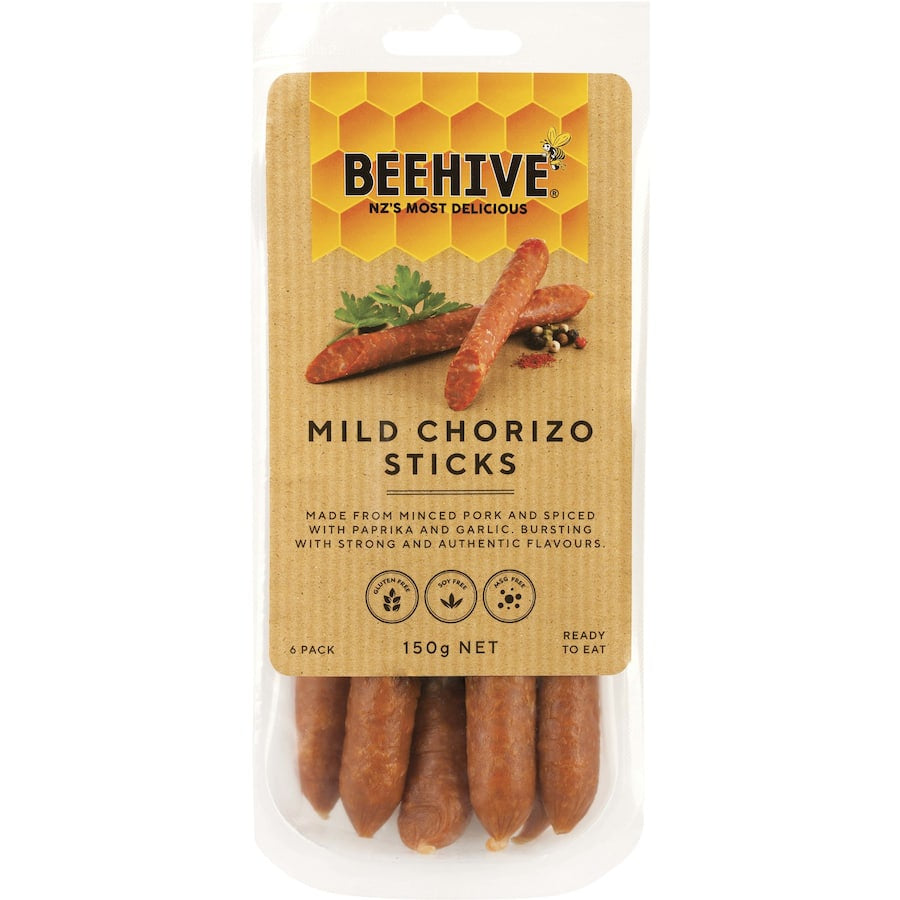 Beehive Chorizo Sticks 150g