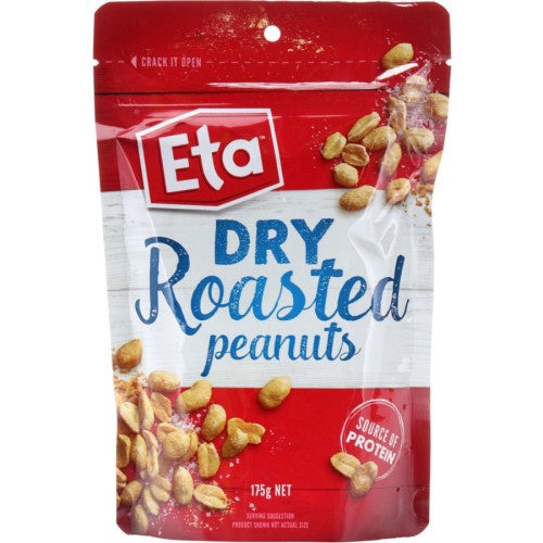 Eta Dry Roasted Peanuts Pouch 175g