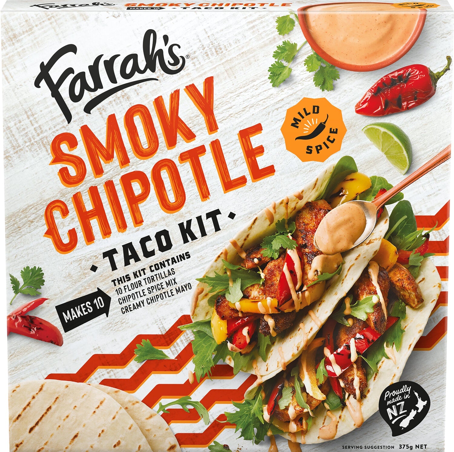 Farrah's Smoky Chipotle Meal Kit 10pk