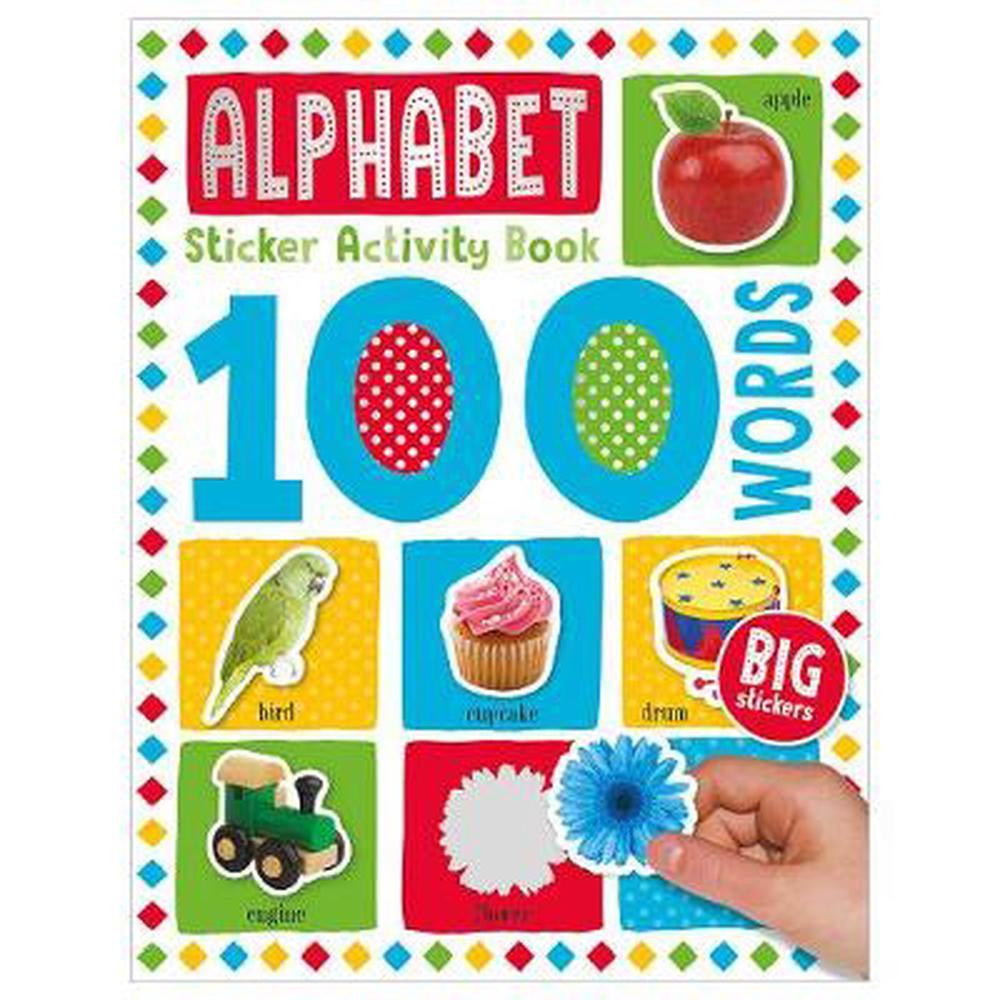 100 Words Alphabet Sticker Book