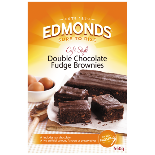 Edmonds Double Chocolate Fudge Brownie Mix 560g