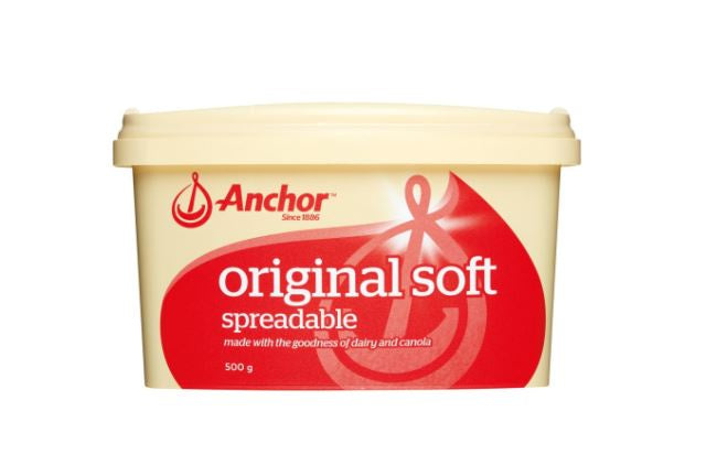 Anchor Original Soft Spreadable Butter 500g