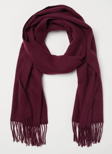 Burgundy/Navy Neckscarf Junior