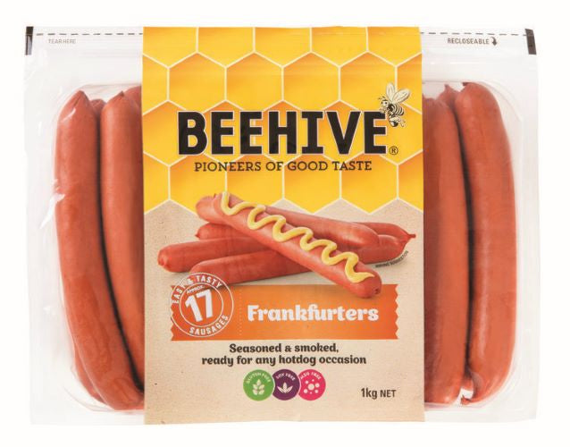 Beehive Frankfurters Sausages 1kg