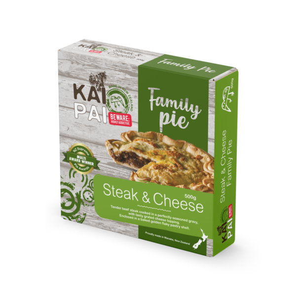 Kai Pai Steak & Cheese Family Pie 500g