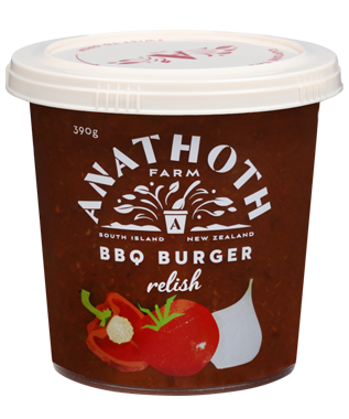Anathoth Farm BBQ Burger Relish 390g