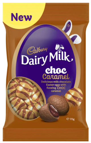 Cadbury Mini Eggs Choc Caramel bag 115g