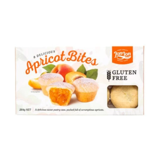 JonJon Bakery GF Apricot Bites 256g