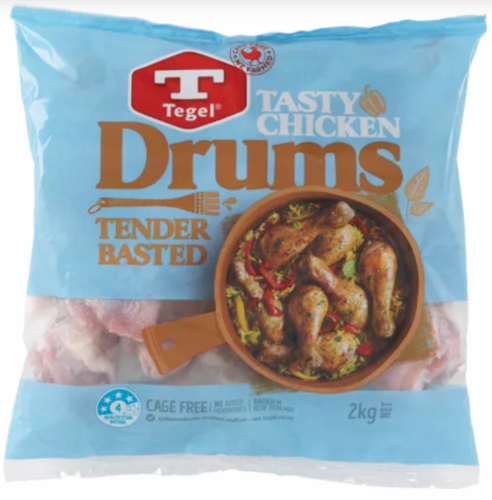 Tegel Frozen Chicken Drums 2kg