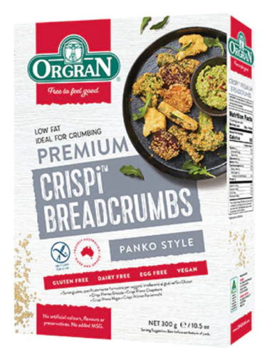 Orgran Premium Panko Style Crispi Breadcrumbs 300g
