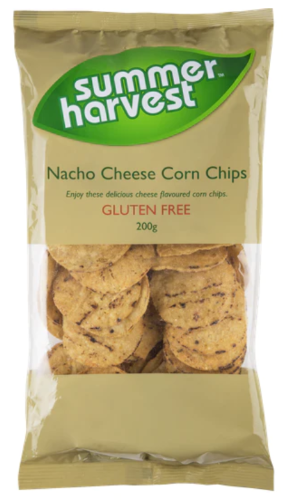 Summer Harvest GF Cheese Corn Chips 200g 