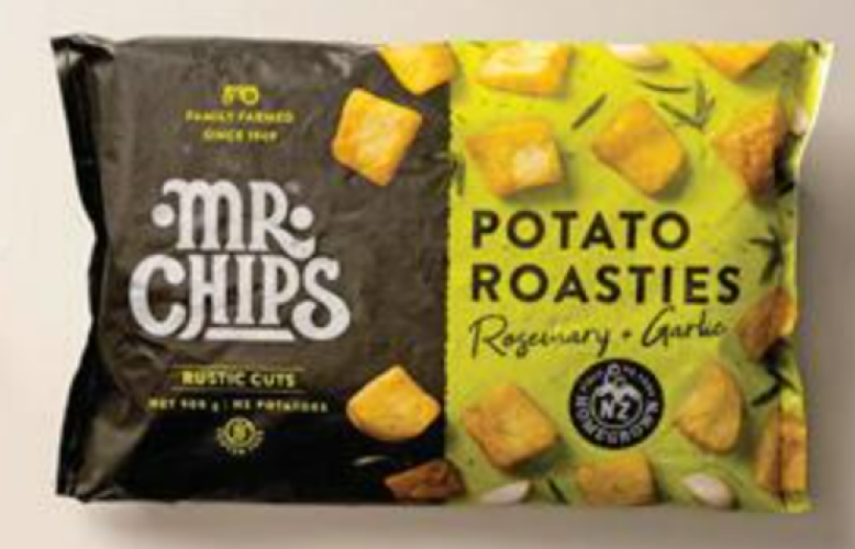 Mr Chips Rosemary & Garlic Rustic Cuts Potato Roasties 900g