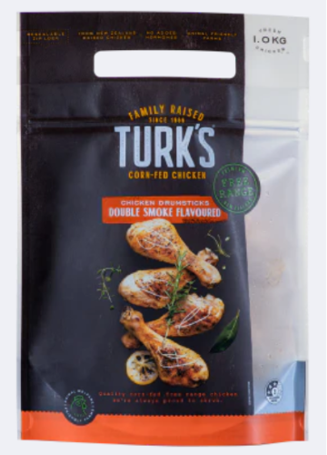 Turks Chicken Drumsticks Double Smoked 1kg