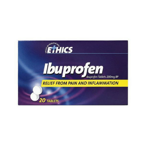 Ethics Ibuprofen Tablets 200mg Box