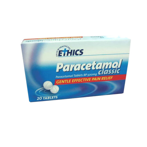 Ethics Paracetamol Tablets 500mg 20 Tabs