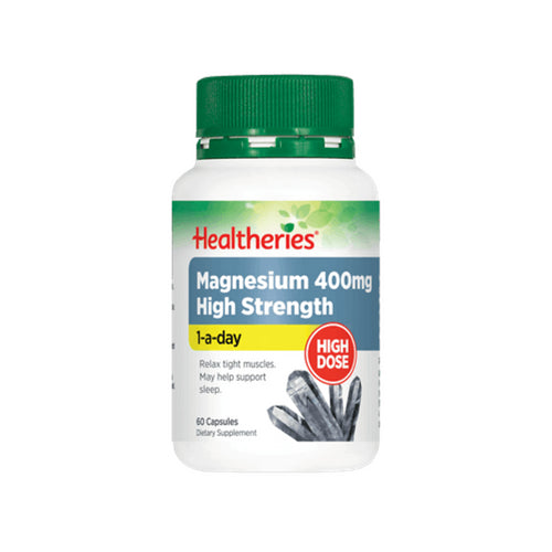 Healtheries Magnesium 400mg HS Cap 60pk
