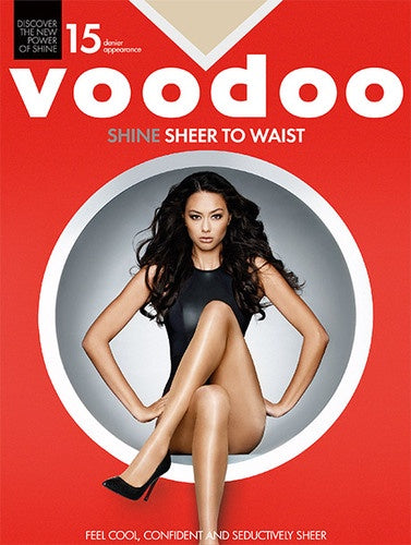Voodoo Shine Sheer to Waist / X-Tall / Black Magic