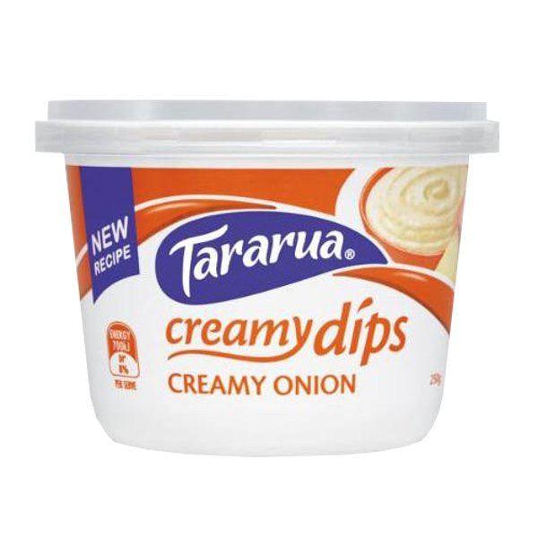 Tararua Creamy Onion Dip 250g
