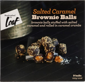 Loaf Salted Caramel Brownie Balls 225g 9pk