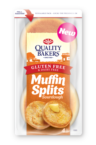 Quality Bakers Gluten Free Muffin Split Sourdough 270g