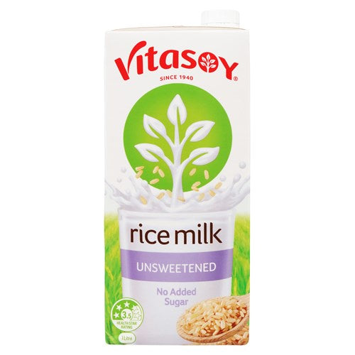 Vitasoy Rice Milk Original Unsweetened UHT 1L