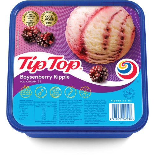 Tip Top Boysenberry Ice Cream 2L