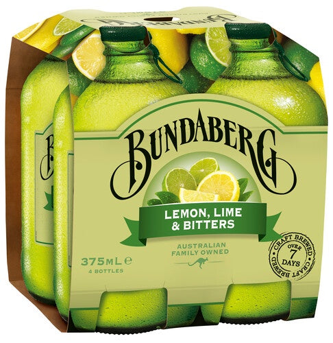 Bundaberg Lemon Lime & Bitters Drink 4pk x 375ml