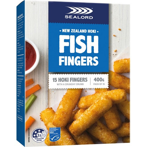 Sealord Hoki Fish Fingers 15pk 400g