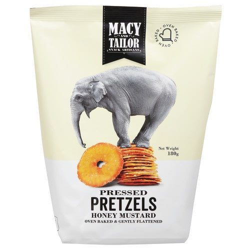 Macy & Tailor Honey Mustard Pretzels 180g