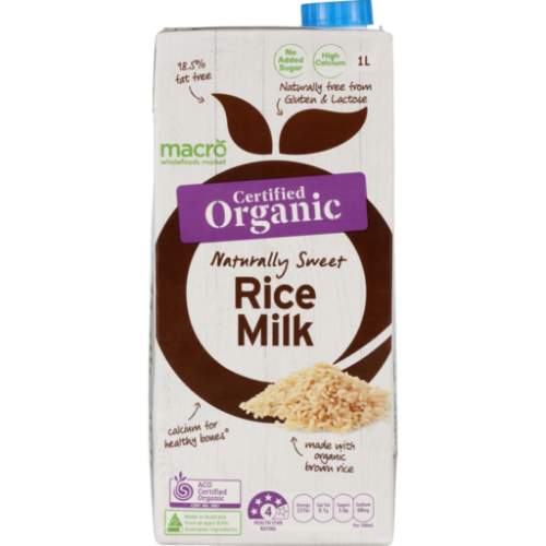 Macro Organic Rice Milk 1L