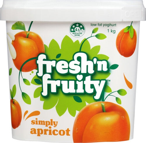 Fresh N Fruity Simply Apricot Yoghurt 1kg