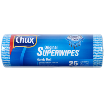 Chux Superwipes Handy Roll Cleaning Cloths 25pk