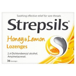 Strepsils Soothing Honey & Lemon 16s