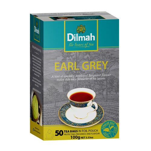 Dilmah Specialty Earl Grey Tagless Teabags 50pk