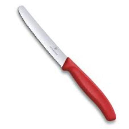 Victorinox Paring Knife Serrated Red 11cm