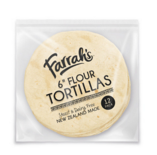 Farrah's Flour Tortillas 6 inch 12pk