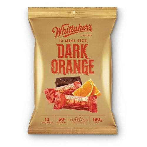 Whittakers Mini Size Dark Orange 180g