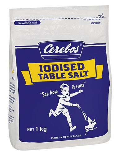 Cerebos - Iodised Table Salt 1000gm