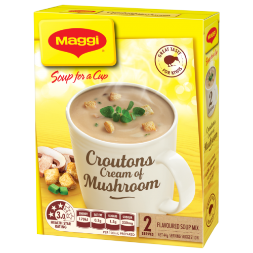 Maggi Soup for a Cup Cream of Mushroom 4pk 78g