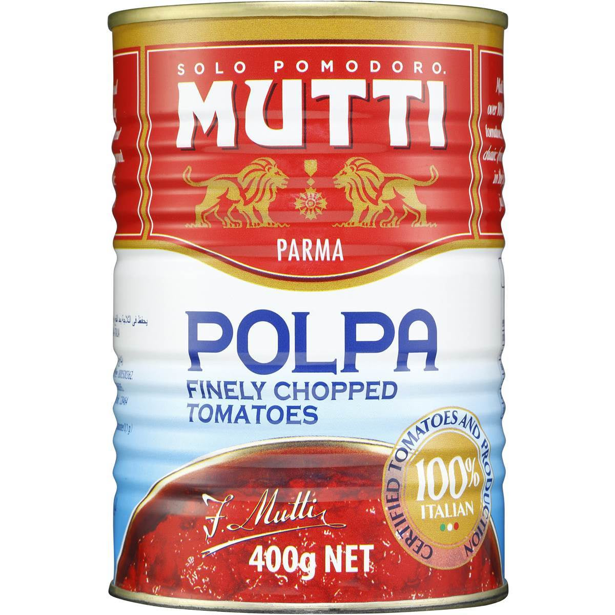 Mutti Chopped Tomatoes Polpa 400g