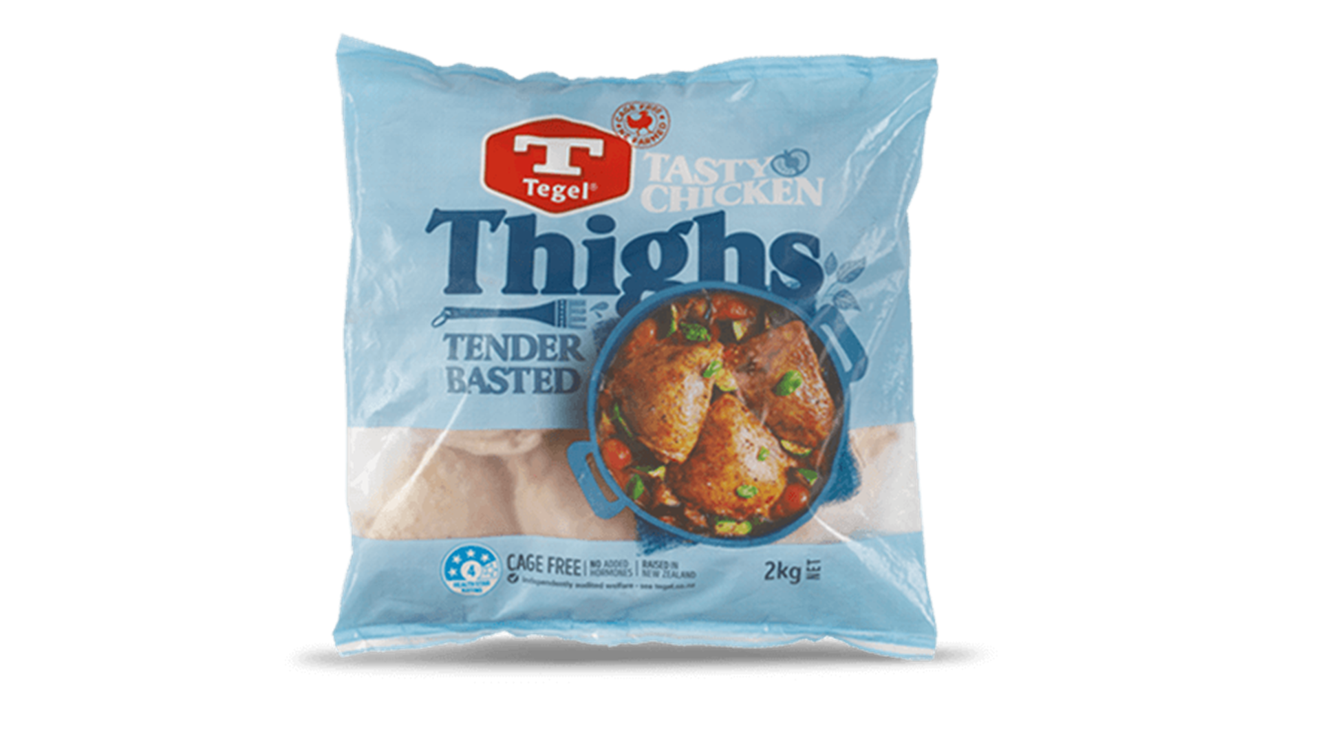 Tegel Frozen Chicken Thighs 2kg