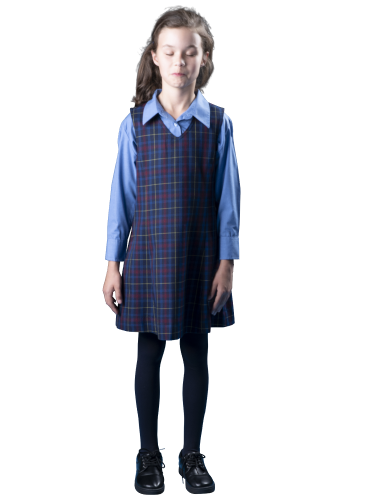 Pinafore Tartan Junior Size 8