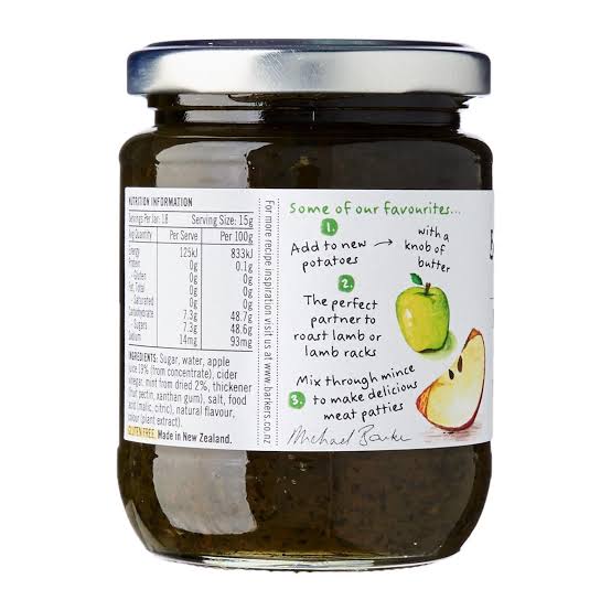 Barkers Mint & Apple Jelly 280gm