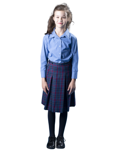 Pleated Skirt Tartan Junior Size 18